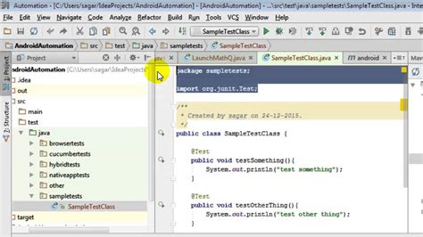 intellij create test package private class by default|Create tests .